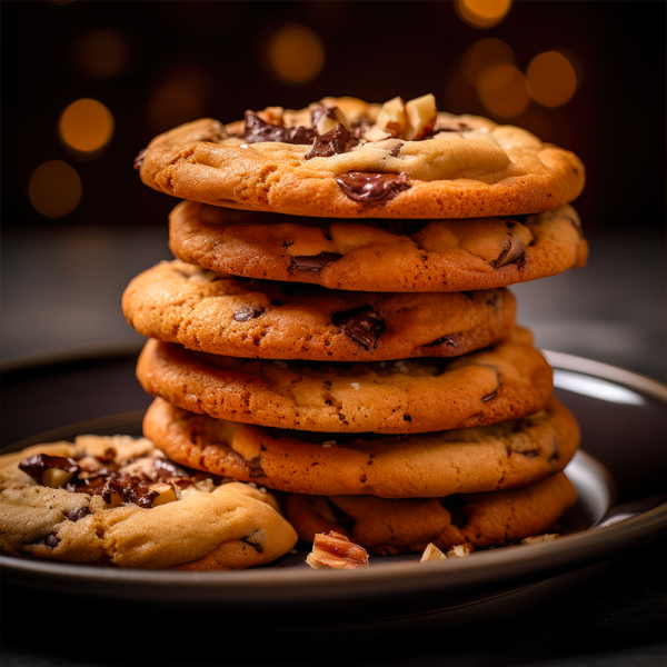 Cookie vanille noix de pécan chocolat blanc