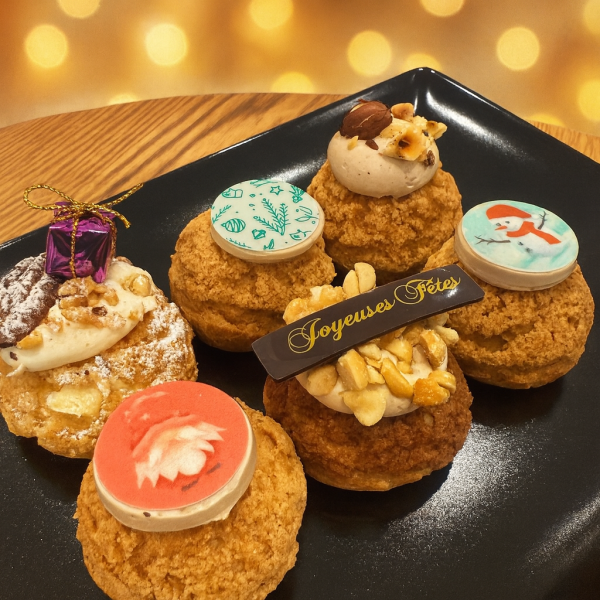 Coffret de 6 choux festifs
