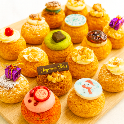 Coffret de 18 choux festifs