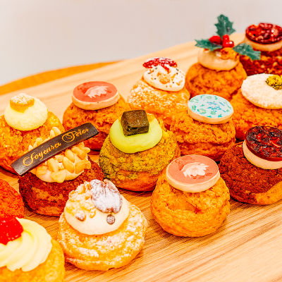 Coffret de 18 choux festifs